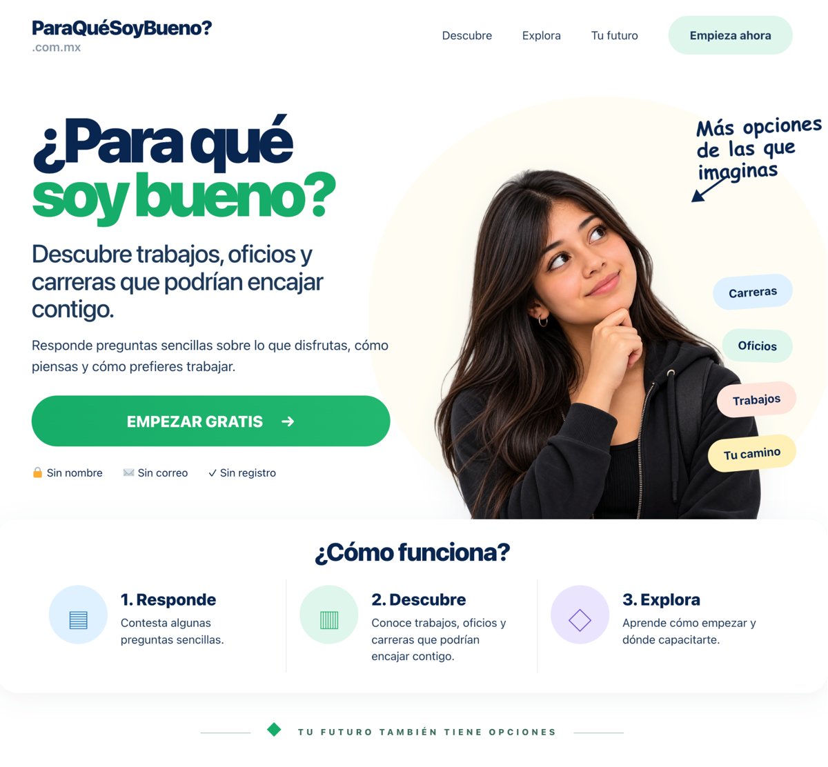Captura de pantalla de Para Qué Soy Bueno?